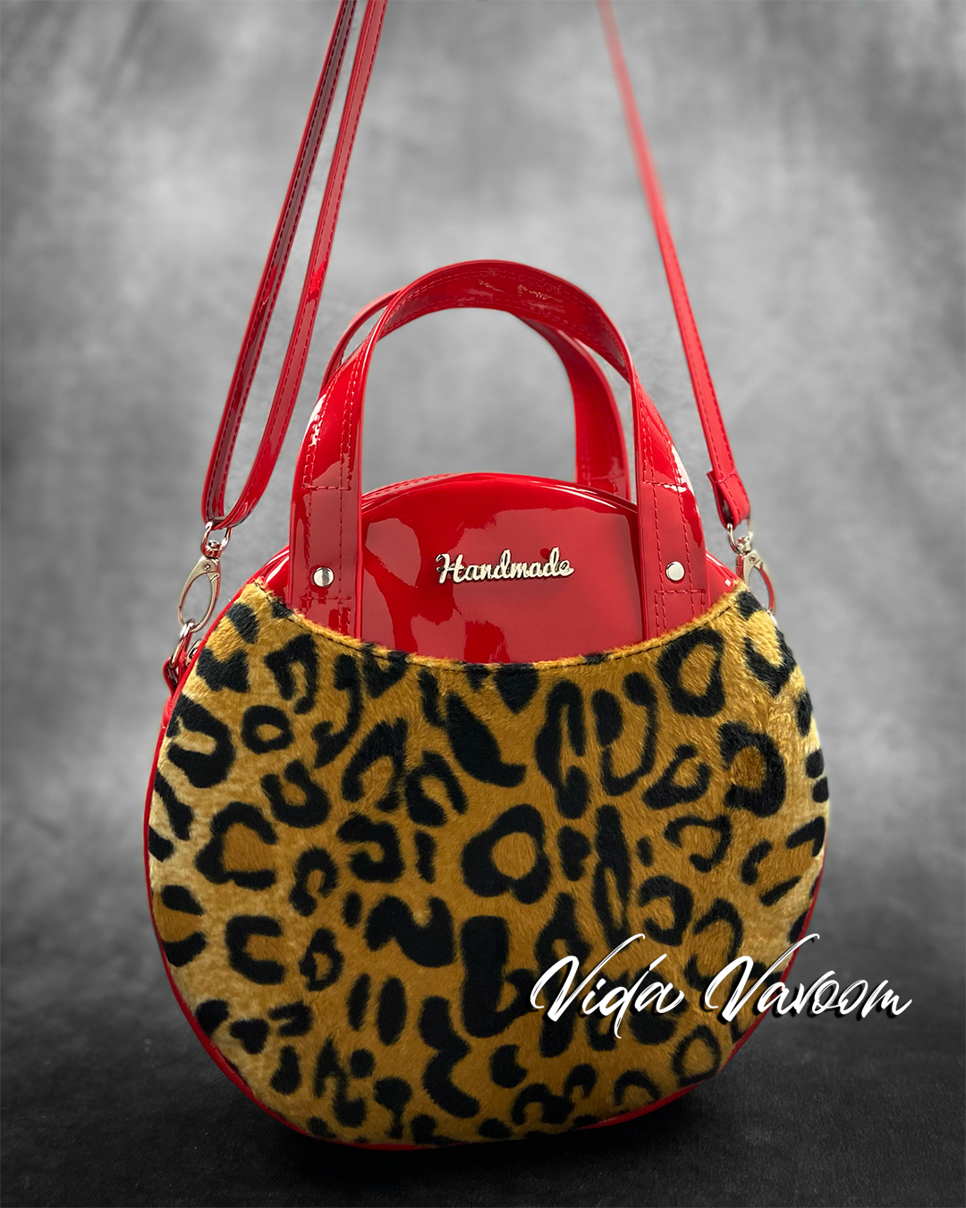 Cheetah Print Circle Bag